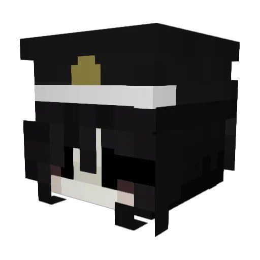 Totyao Minecraft avatar head, 3D render