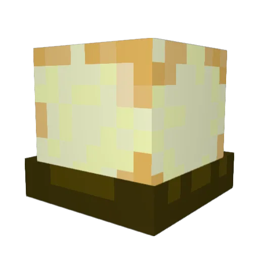 Toubai Minecraft avatar head, 3D render