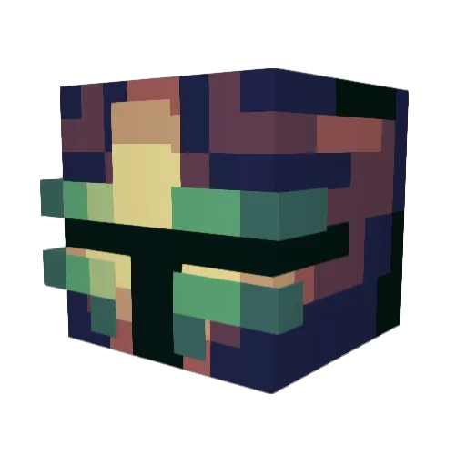 ToucanCanon Minecraft avatar head, 3D render