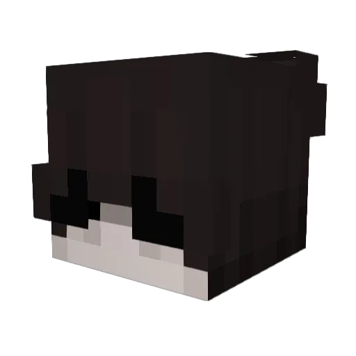 TouchAss Minecraft avatar head, 3D render