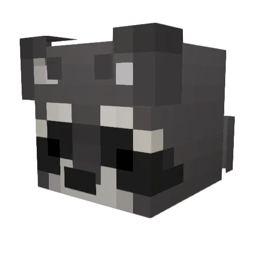 TouchEbana Minecraft avatar head, 3D render