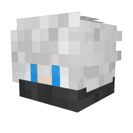 TouchToBeGood Minecraft avatar head, 3D render