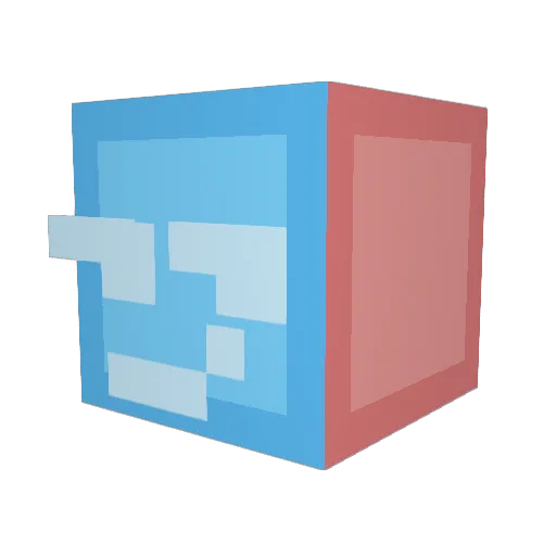 TouchingBow2303 Minecraft avatar head, 3D render