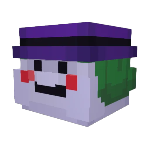 TouchingMyMickey Minecraft avatar head, 3D render