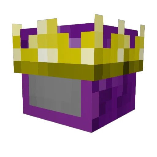 ToukPac Minecraft avatar head, 3D render