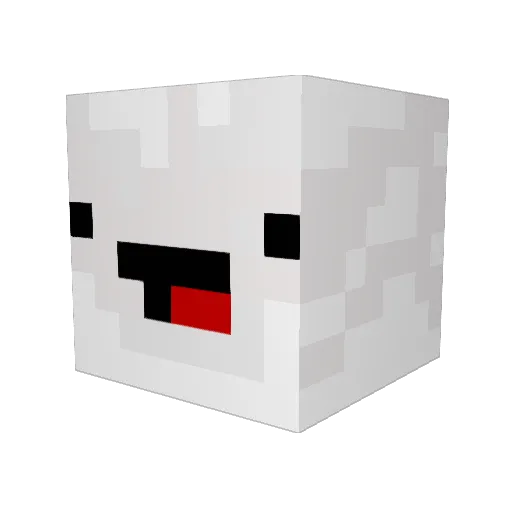 Toulousyy Minecraft avatar head, 3D render