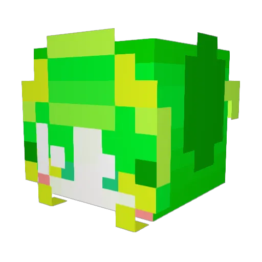 Touou_wakaba Minecraft avatar head, 3D render