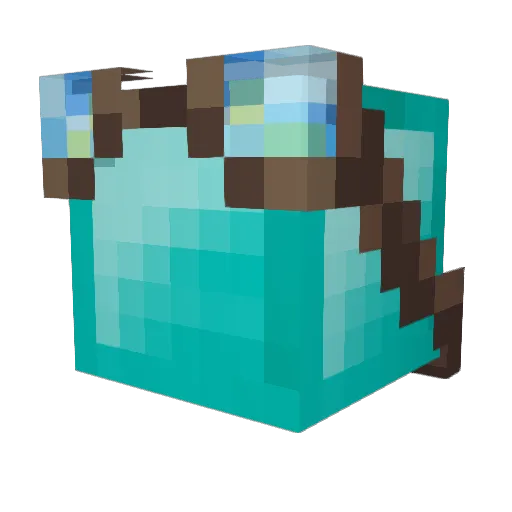 Touro05 Minecraft avatar head, 3D render