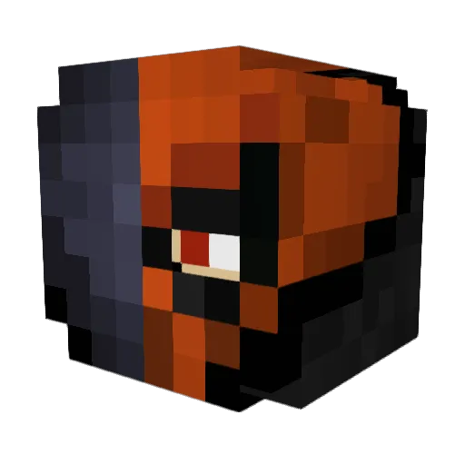 Toutankartonn Minecraft avatar head, 3D render