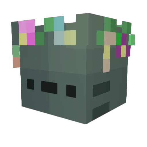 Toutatisuk Minecraft avatar head, 3D render