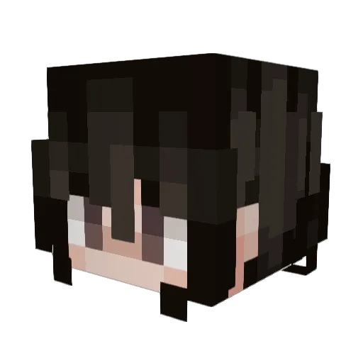 Tova122 Minecraft avatar head, 3D render