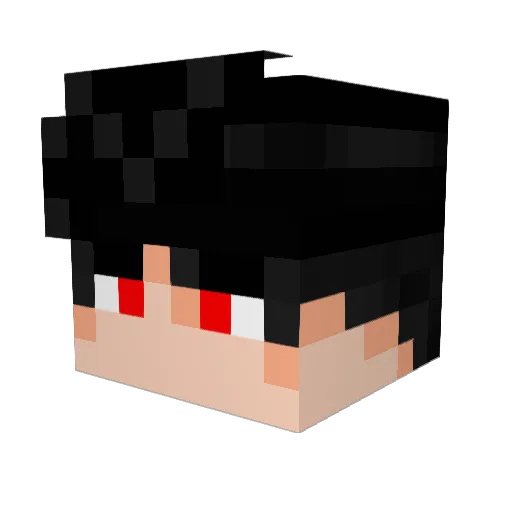 Tovstiks Minecraft avatar head, 3D render