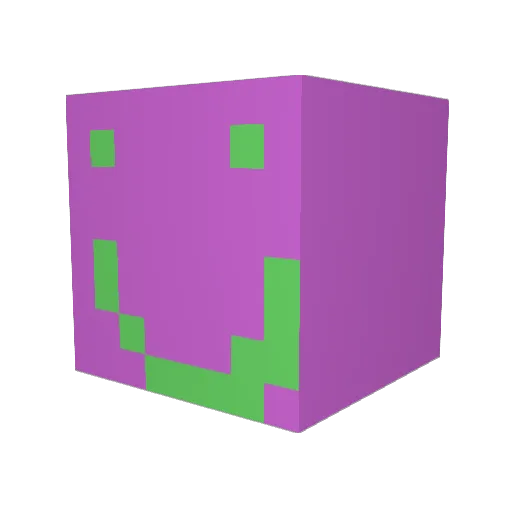 Tovvo Minecraft avatar head, 3D render