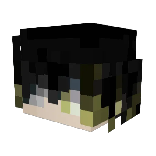 Towa_0307 Minecraft avatar head, 3D render
