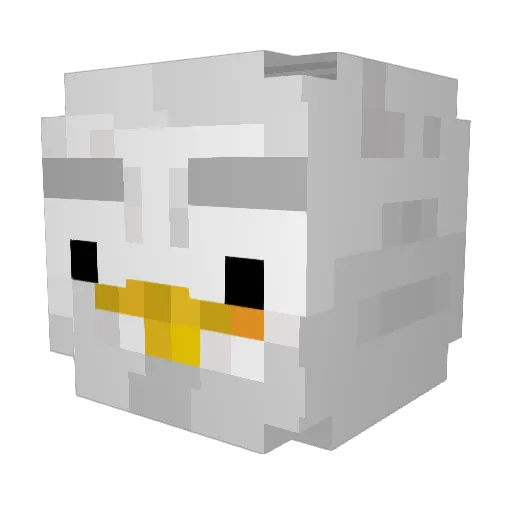 Towells Minecraft avatar head, 3D render