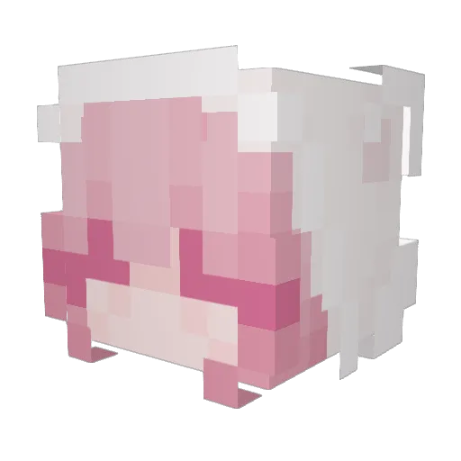 TowerDarling Minecraft avatar head, 3D render