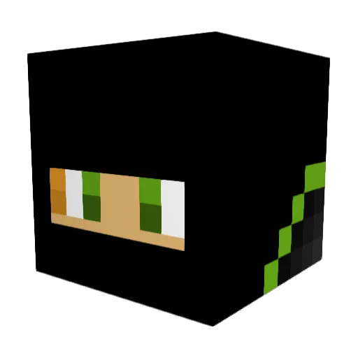 Tower_man Minecraft avatar head, 3D render