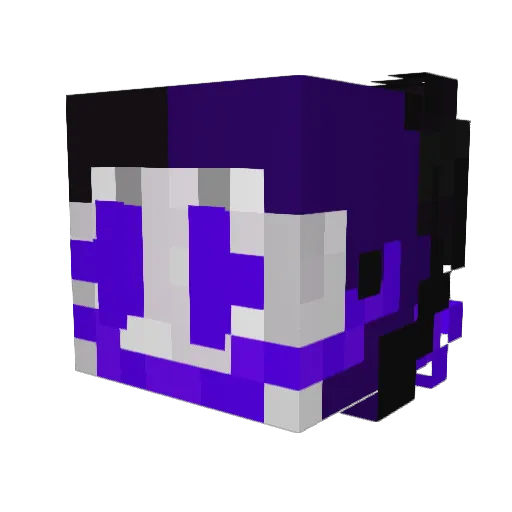 TownJester Minecraft avatar head, 3D render