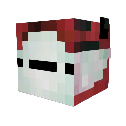 TowniezRunDaShow Minecraft avatar head, 3D render