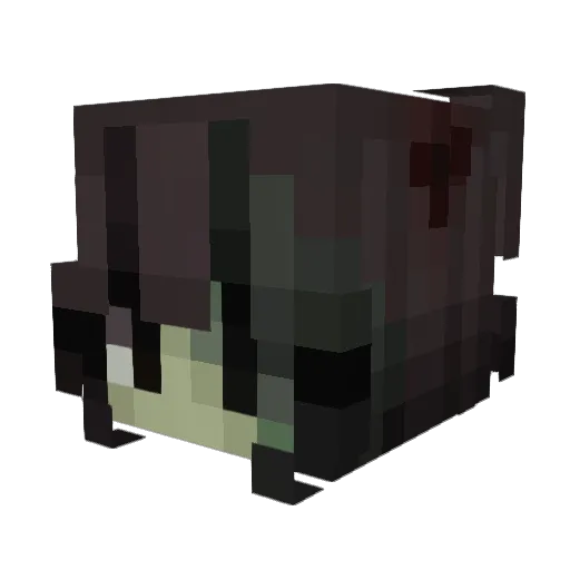 Townlilac Minecraft avatar head, 3D render