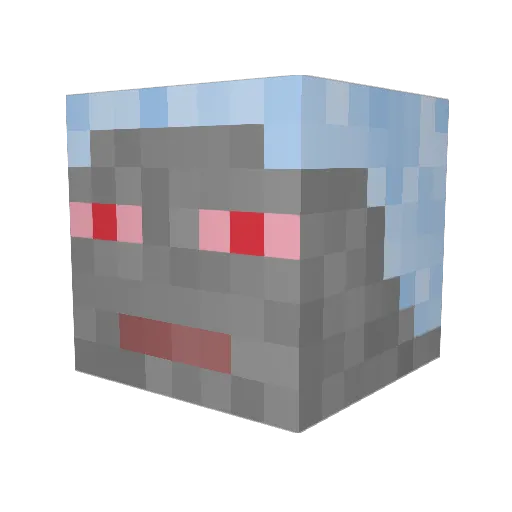 Towrit Minecraft avatar head, 3D render