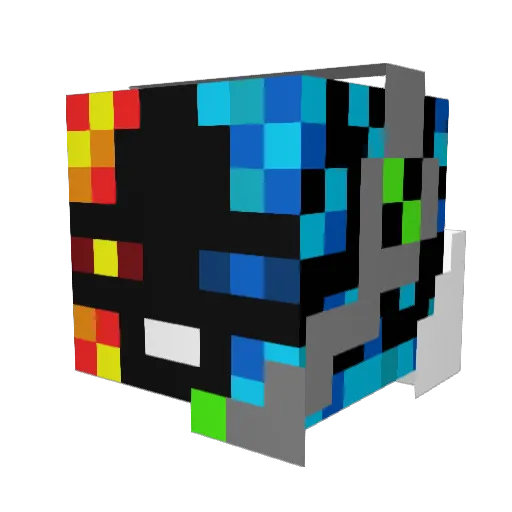 Tox1c_101 Minecraft avatar head, 3D render