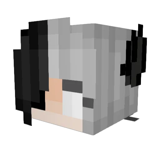 ToxCynical Minecraft avatar head, 3D render