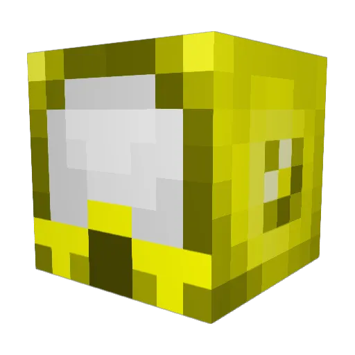 Toxanic Minecraft avatar head, 3D render