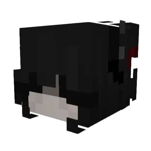 Toxiai Minecraft avatar head, 3D render