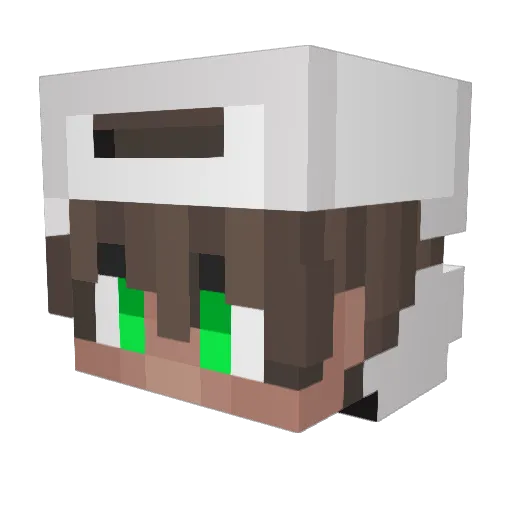 ToxicApeOffi Minecraft avatar head, 3D render