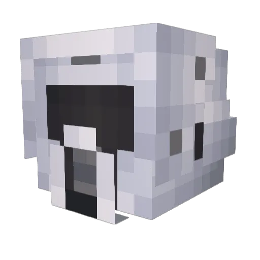 ToxicAttack Minecraft avatar head, 3D render