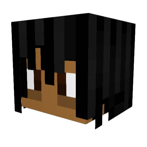 ToxicCesar Minecraft avatar head, 3D render