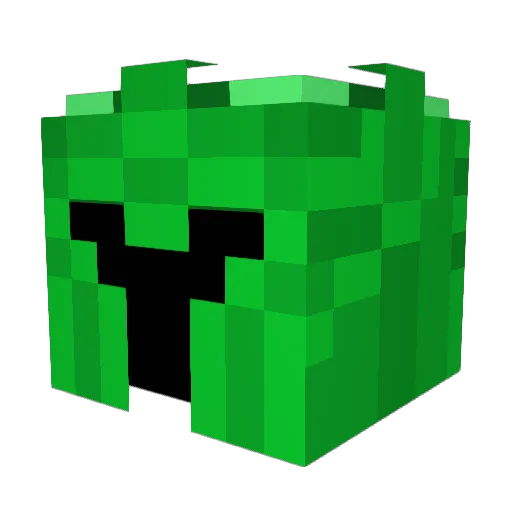 ToxicFireMc Minecraft avatar head, 3D render