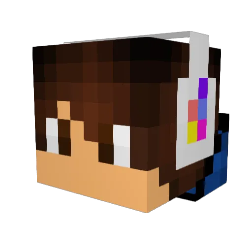 ToxicFrost5 Minecraft avatar head, 3D render