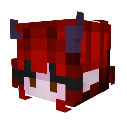 ToxicFungii Minecraft avatar head, 3D render