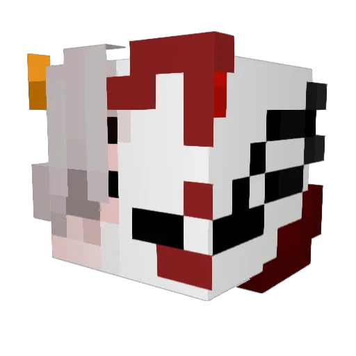 ToxicHunter_D3X Minecraft avatar head, 3D render