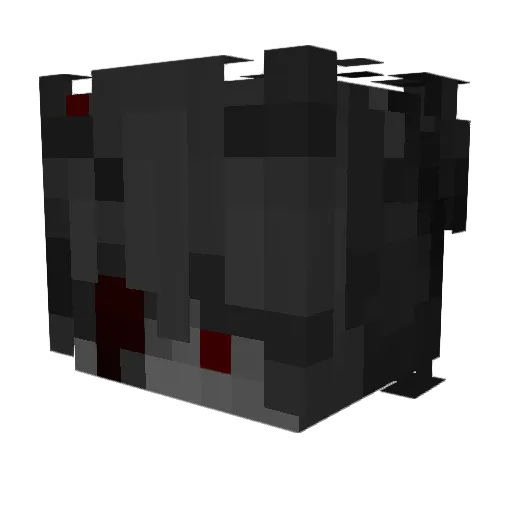 ToxicJaxAfton Minecraft avatar head, 3D render