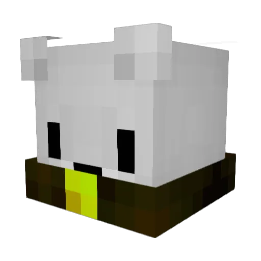 ToxicMyWaste Minecraft avatar head, 3D render