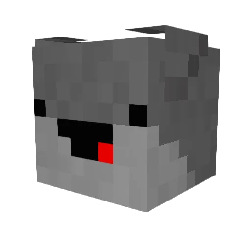 ToxicNarcotic Minecraft avatar head, 3D render
