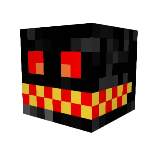 ToxicPB Minecraft avatar head, 3D render