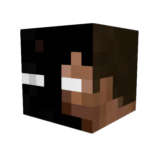 ToxicR1ck Minecraft avatar head, 3D render