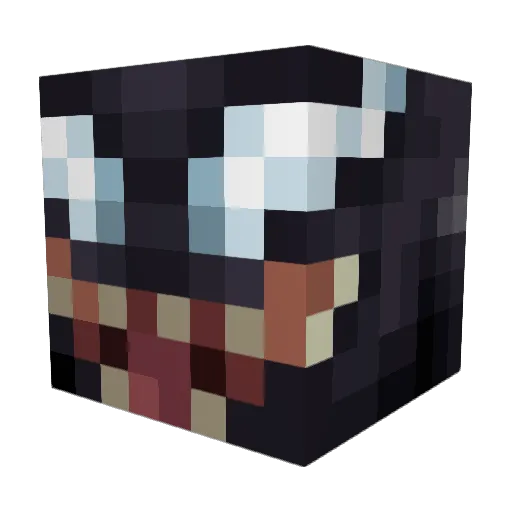 ToxicSuper Minecraft avatar head, 3D render