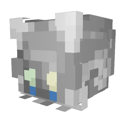 ToxicTales_A8 Minecraft avatar head, 3D render