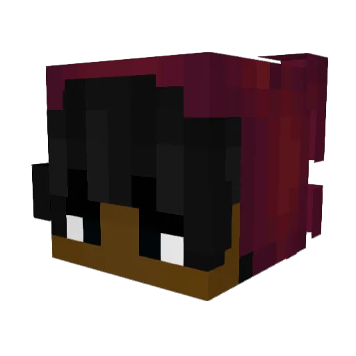 ToxicTenCap Minecraft avatar head, 3D render