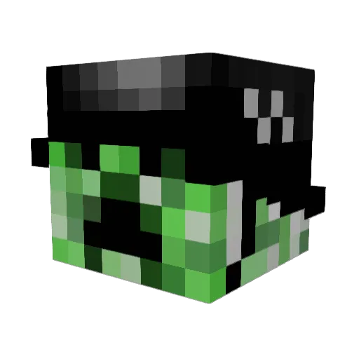 ToxicThenBoxIt Minecraft avatar head, 3D render