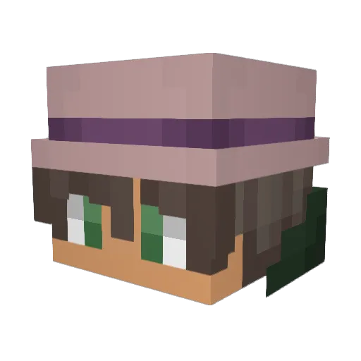 ToxicTiger Minecraft avatar head, 3D render