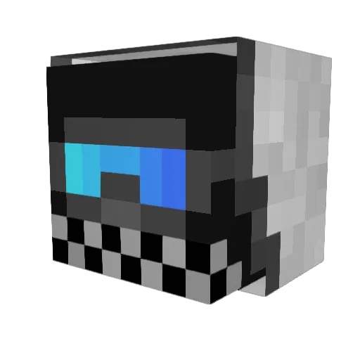 ToxicTitan07 Minecraft avatar head, 3D render