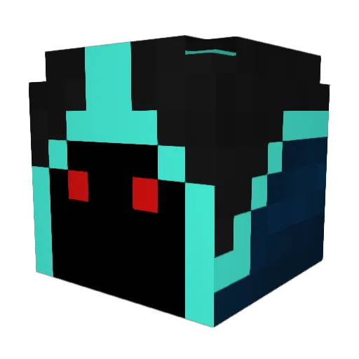 ToxicTrixz Minecraft avatar head, 3D render