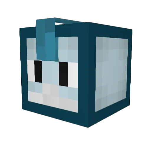ToxicTuna Minecraft avatar head, 3D render