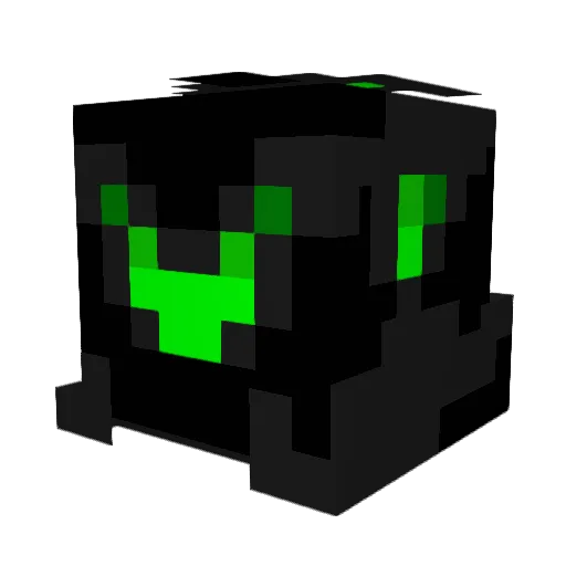 ToxicVenom_818 Minecraft avatar head, 3D render